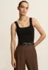 Relaxed Tailored Pleat Trouser - Coffee sold by Matteau
