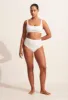 Nineties Crop Top - Chalk Crinkle sold by Matteau