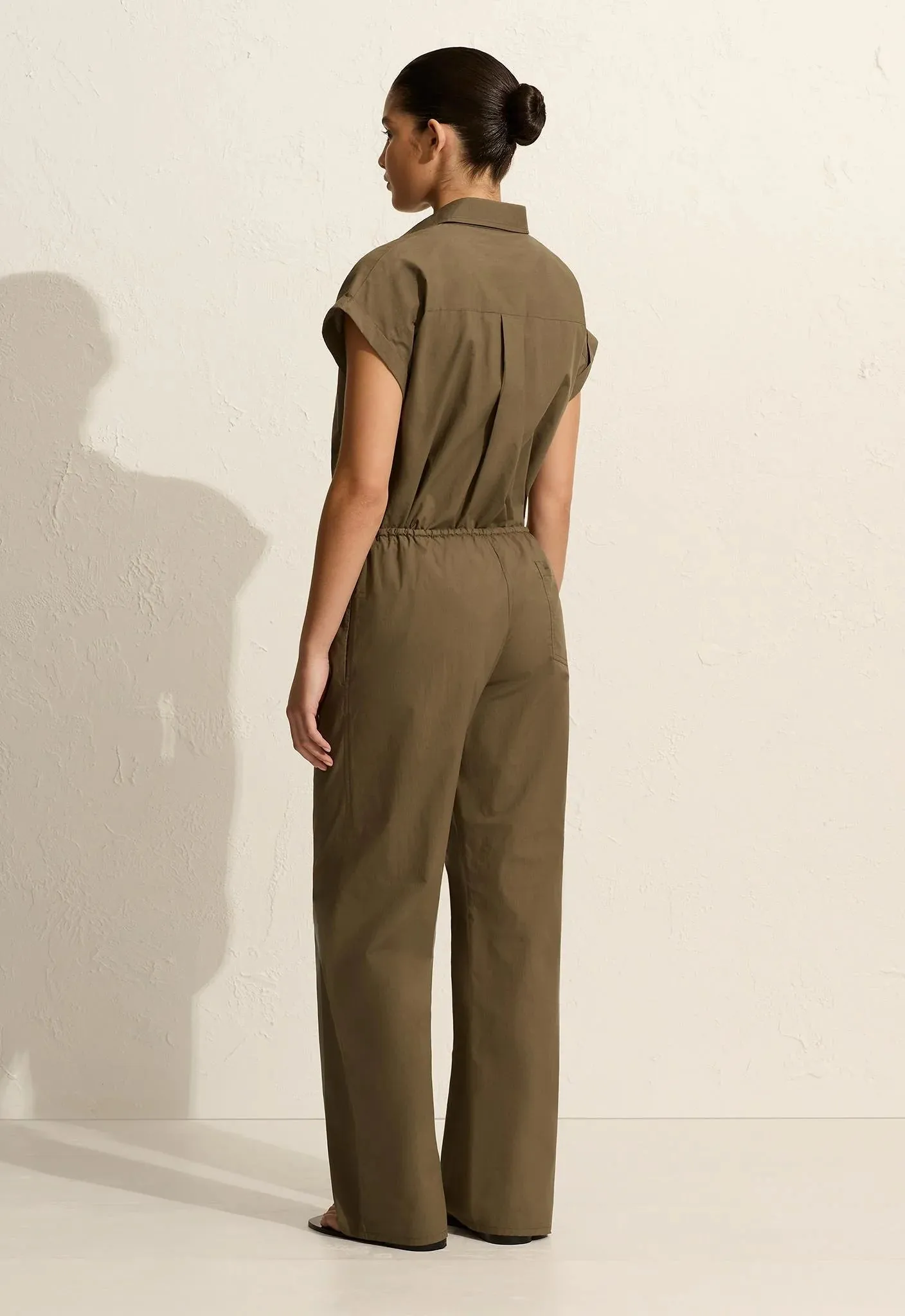 Relaxed Sleeveless Shirt - Olive sold by Matteau product image thumbnail 4