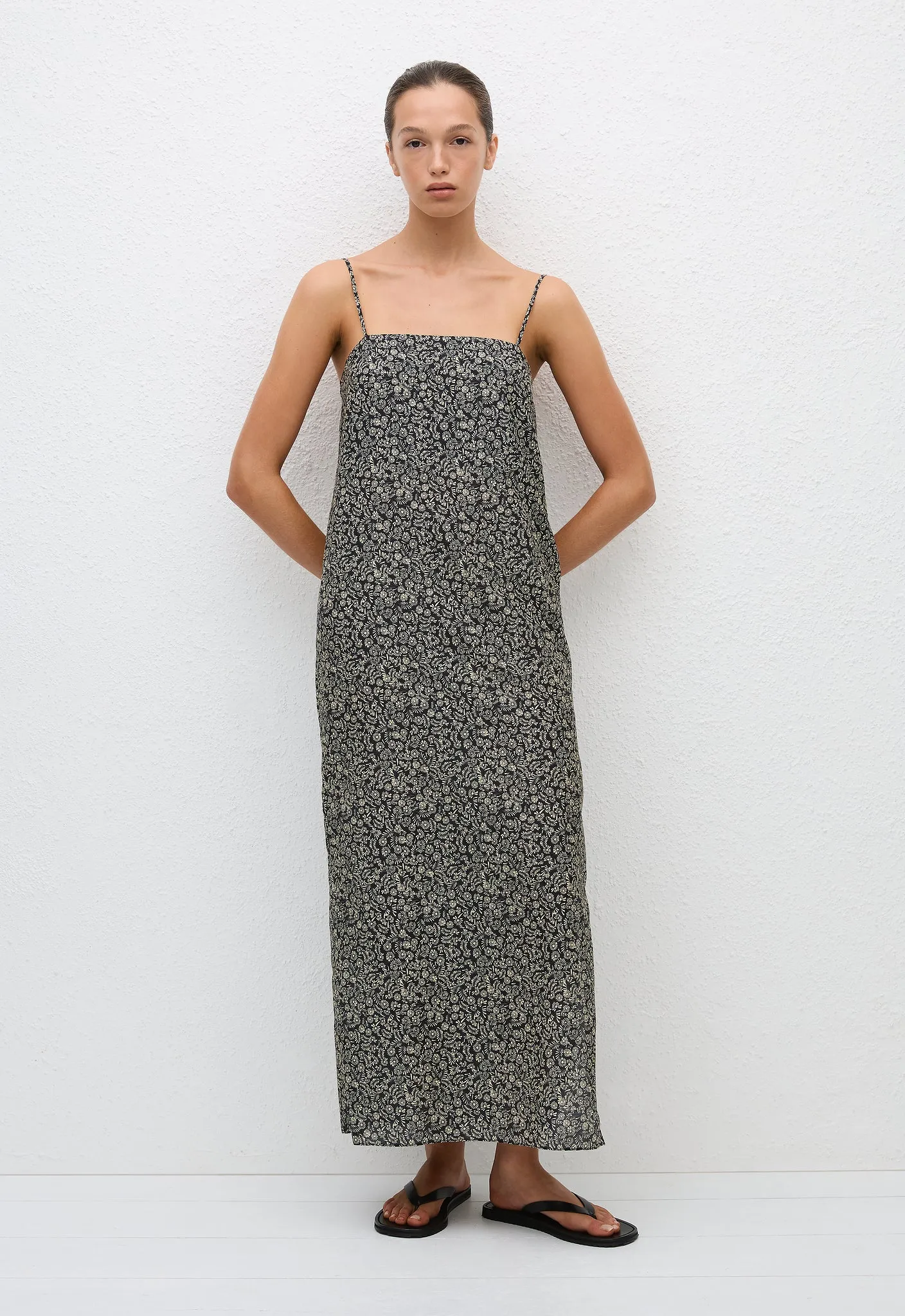 Square Shift Midi Dress - Buttercup sold by Matteau