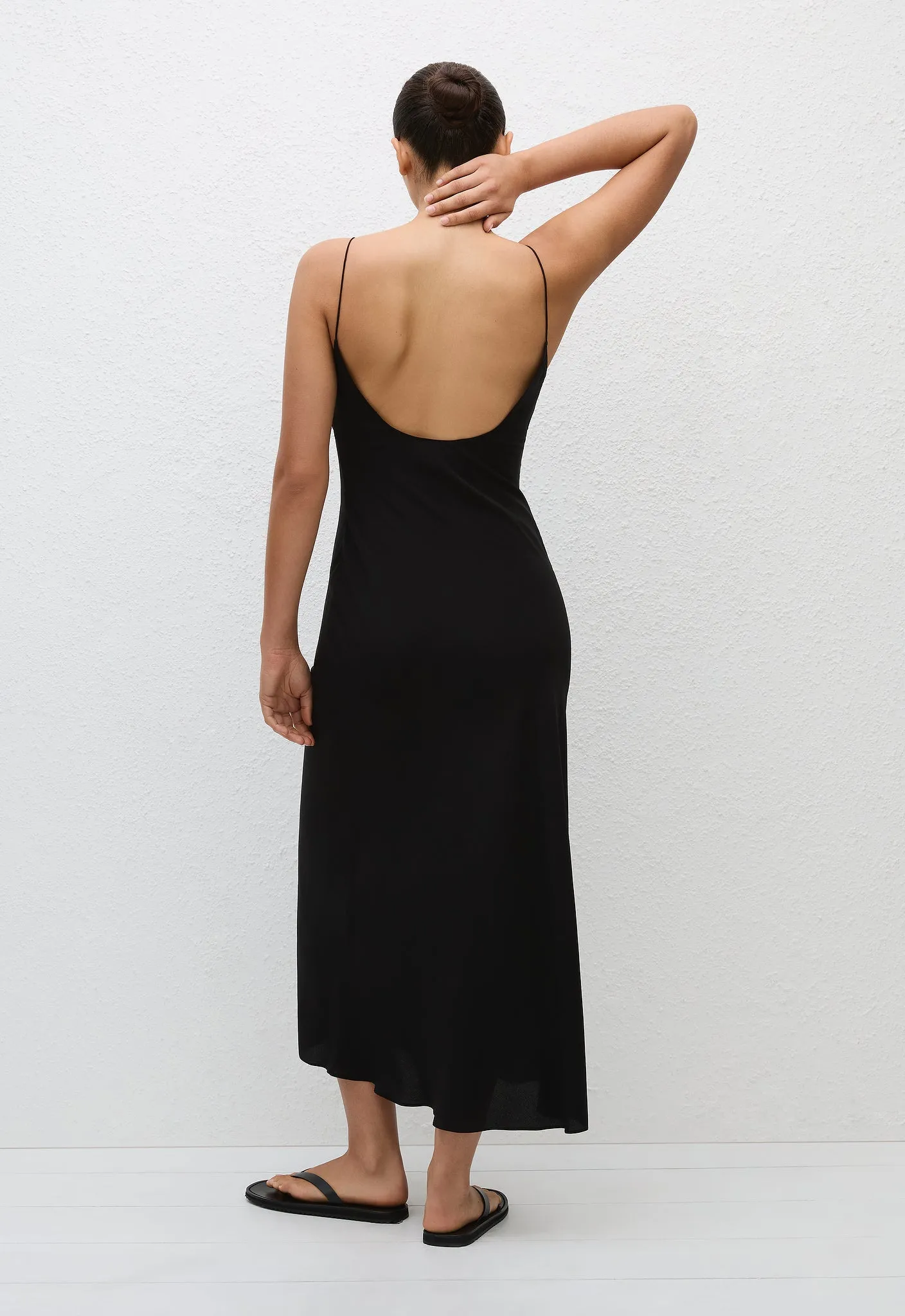 Low Back Slip Dress - Black sold by Matteau product image thumbnail 4