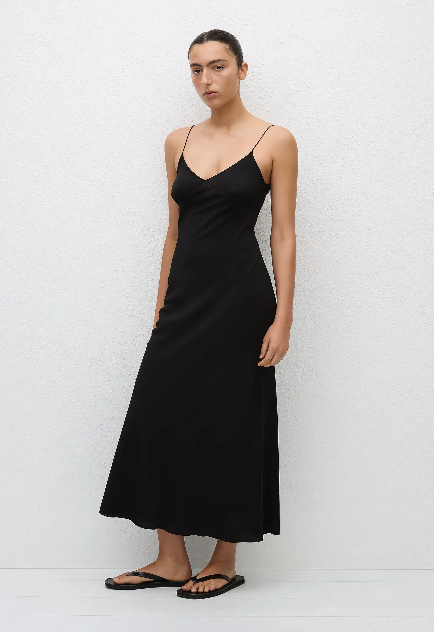 Low Back Slip Dress - Black sold by Matteau product image thumbnail 2