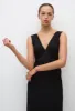Plunge Slip Dress - Black sold by Matteau