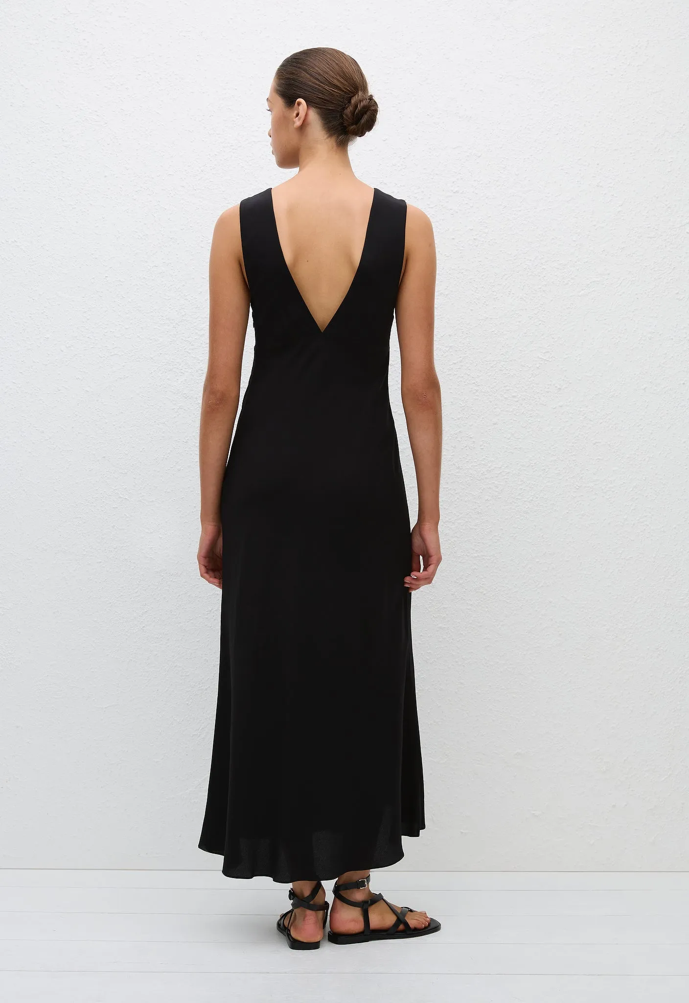 Plunge Slip Dress - Black sold by Matteau product image thumbnail 4