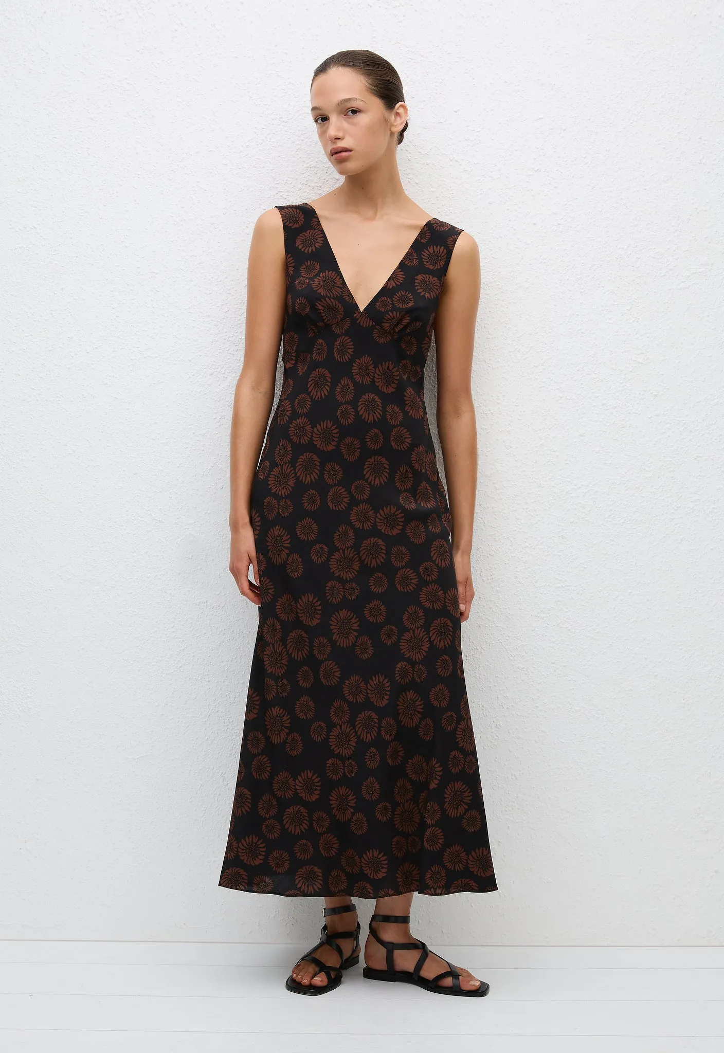 Plunge Slip Dress - Panama sold by Matteau