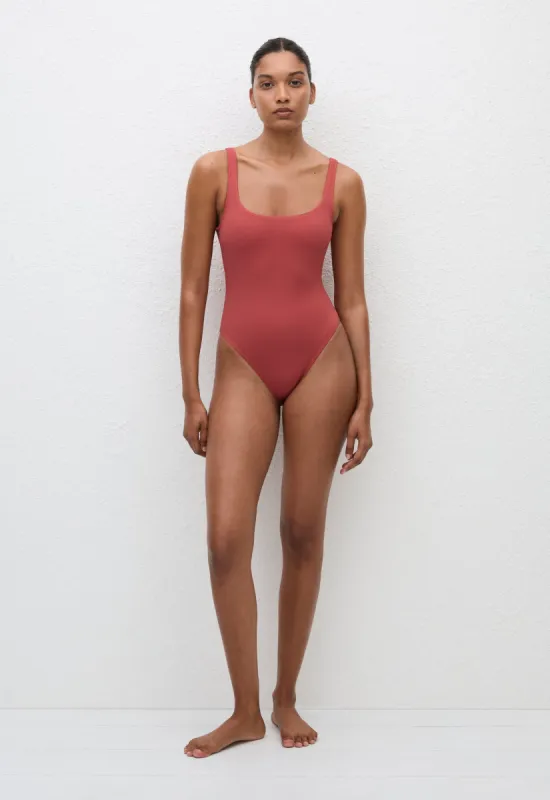 Nineties Maillot - Rose Crinkle sold by Matteau
