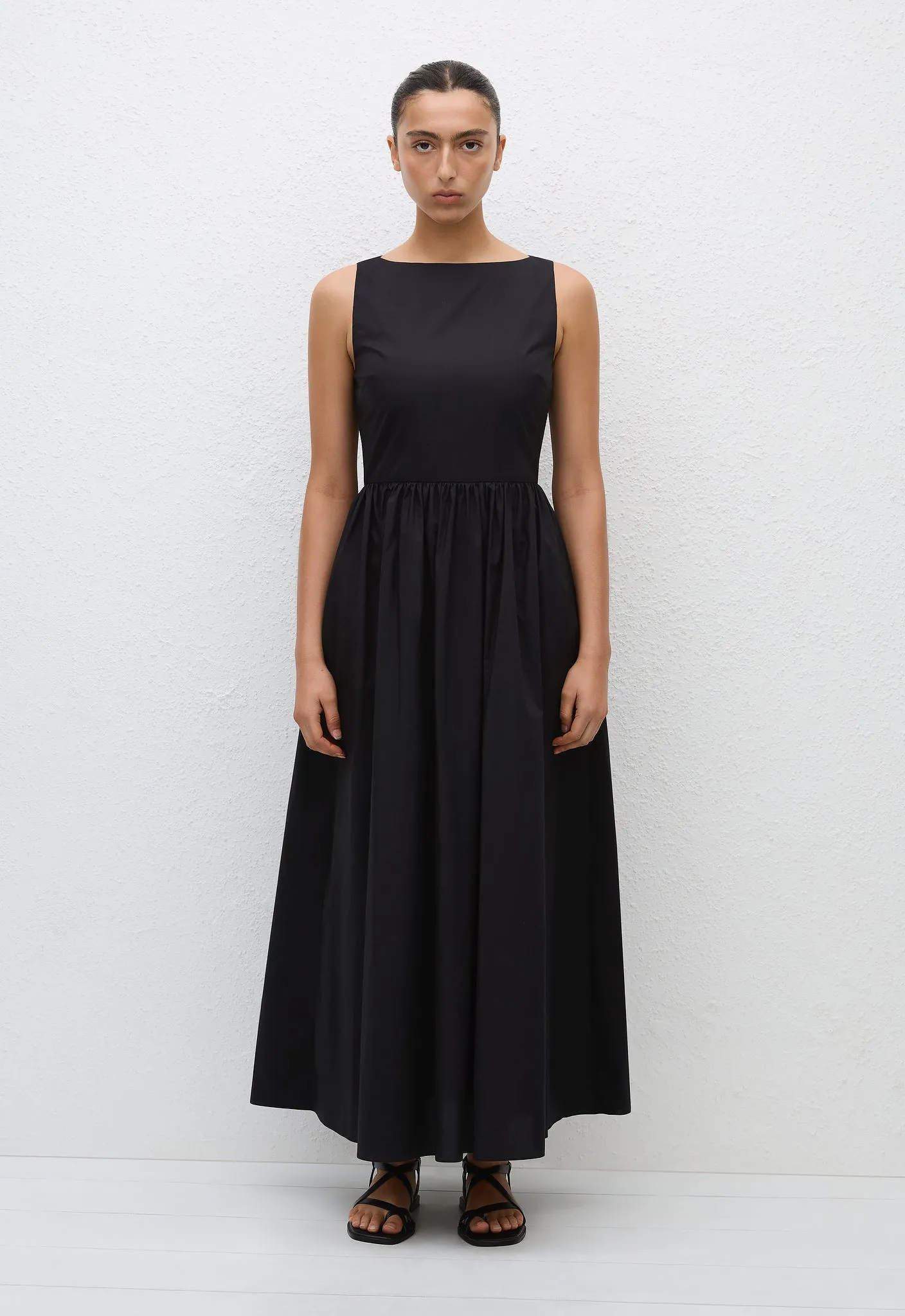 Tie Back Midi Dress - Black sold by Matteau product image thumbnail 2