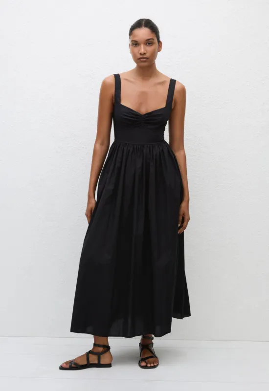 Bralette Midi Dress - Black sold by Matteau