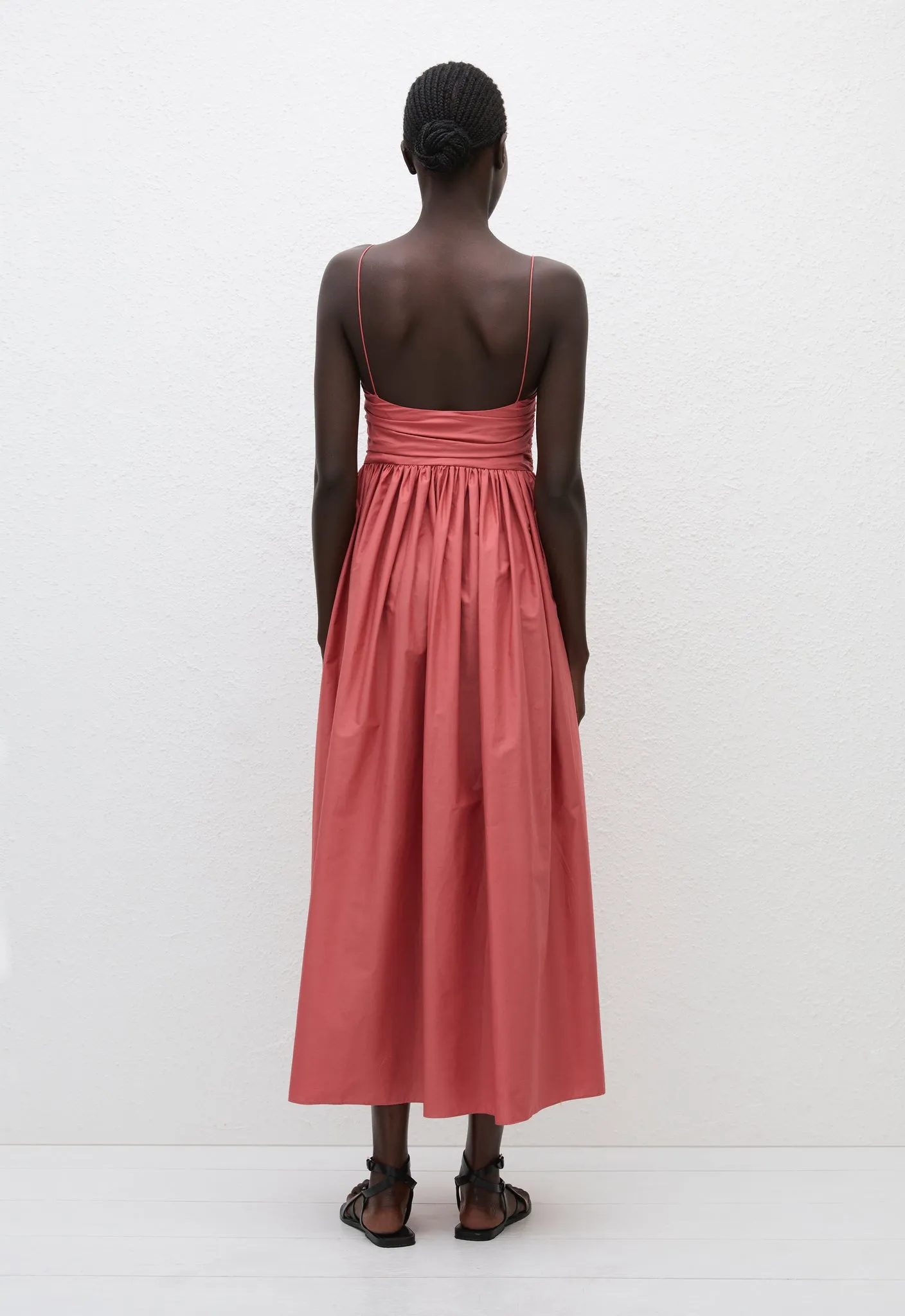 Gathered Bodice Dress - Rose sold by Matteau product image thumbnail 4