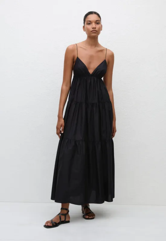 Triangle Tiered Sundress - Black sold by Matteau