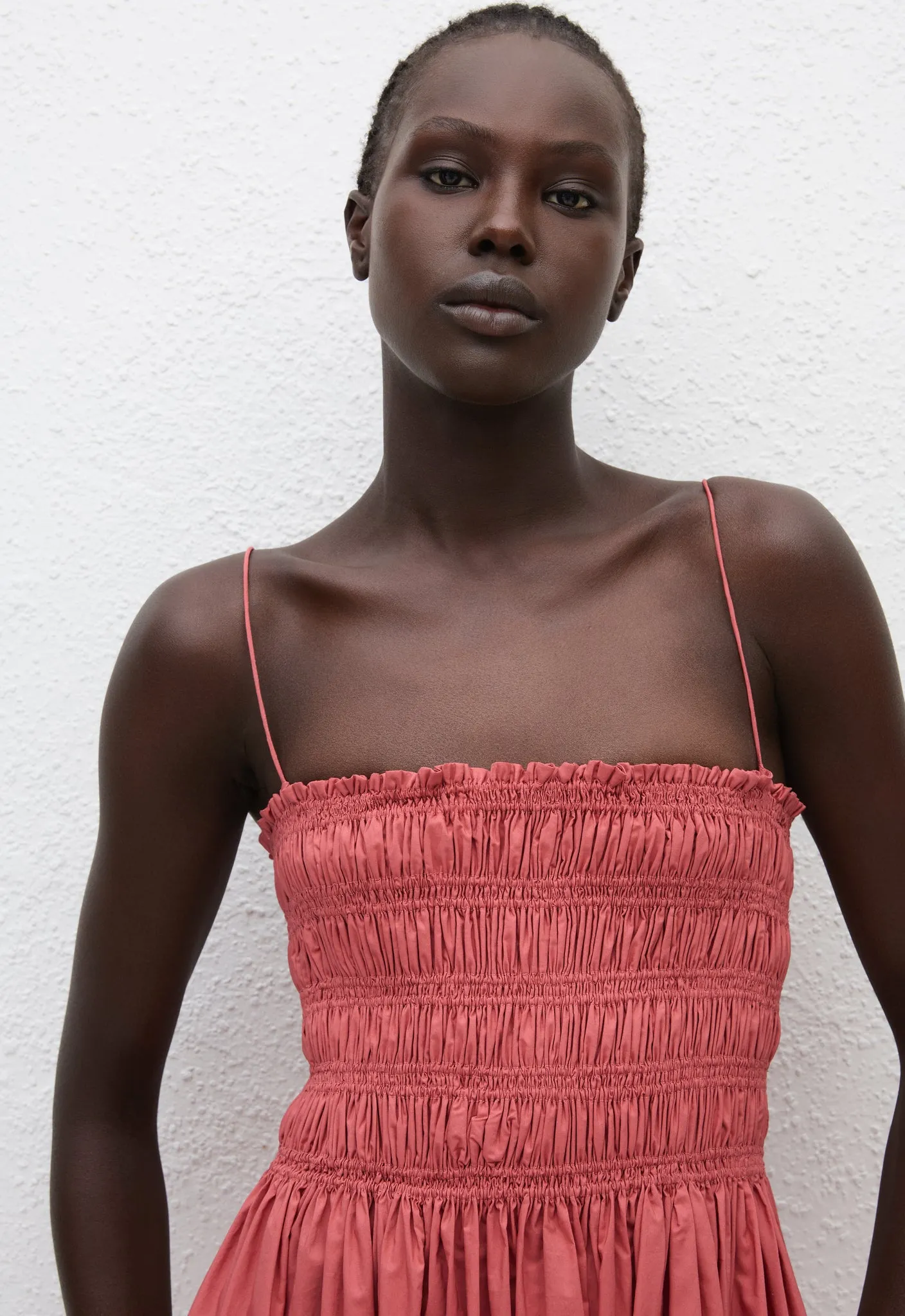 Shirred Bodice Dress - Rose sold by Matteau product image thumbnail 3