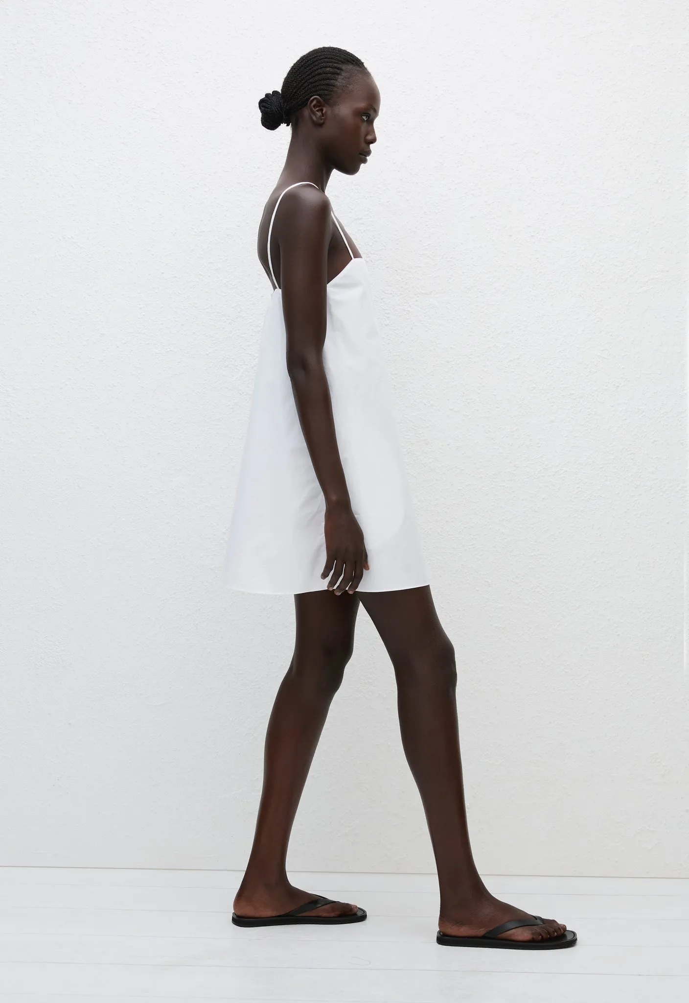 Square Cami Mini Dress - White sold by Matteau product image thumbnail 3