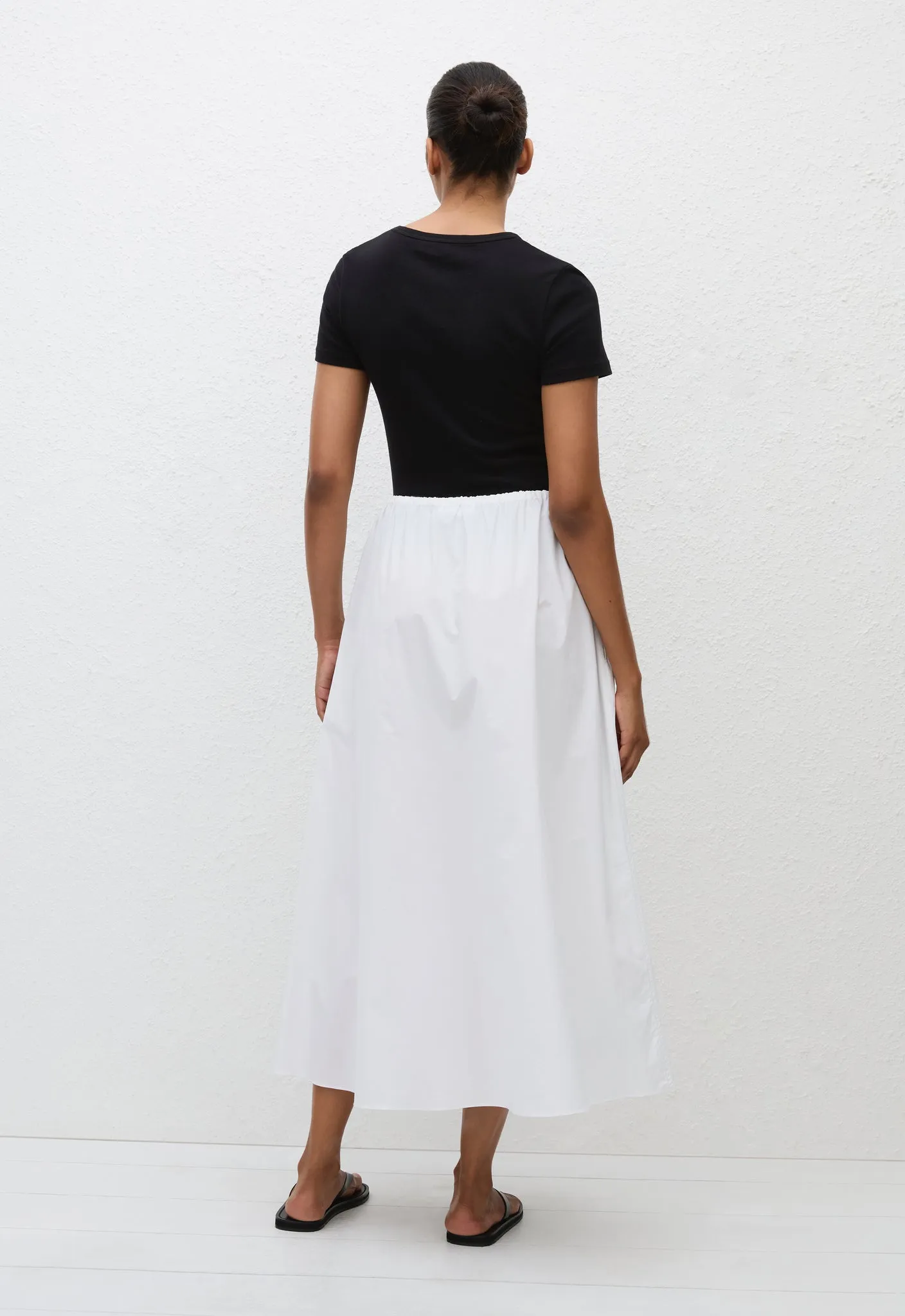 Drawcord Skirt - White sold by Matteau product image thumbnail 4