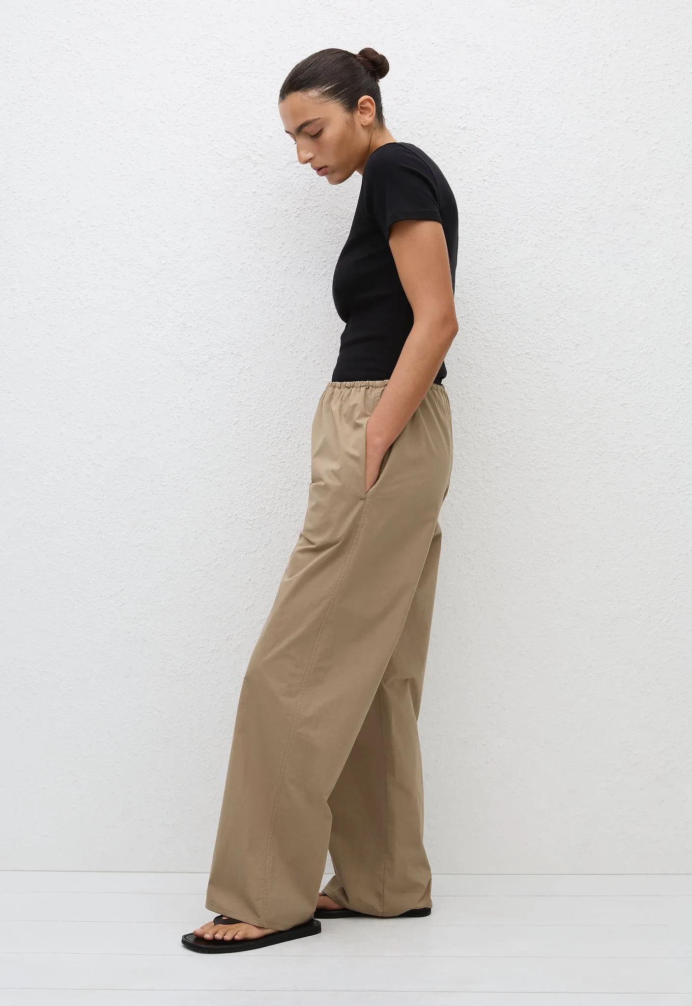 Drawcord Pant - Stone sold by Matteau product image thumbnail 3