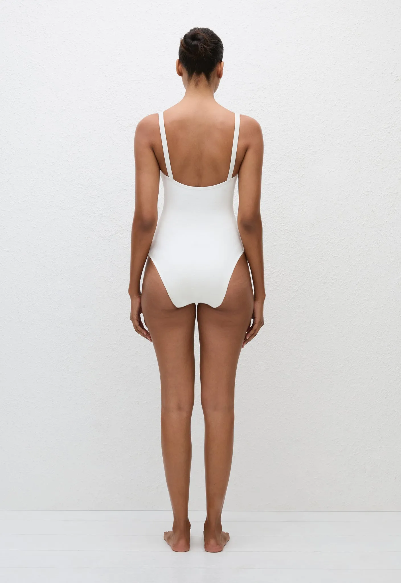 Square Maillot - Chalk Crinkle sold by Matteau product image thumbnail 3