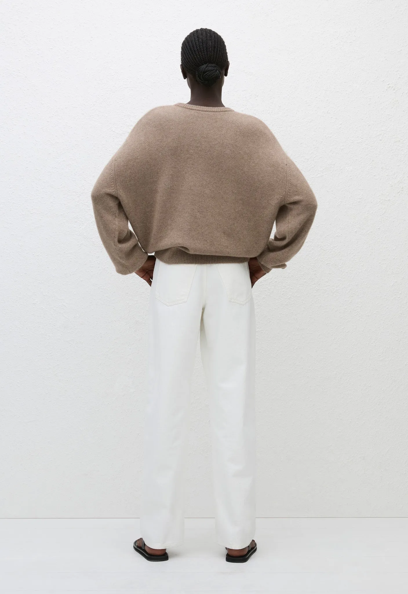 Cashmere Crew Sweater - Wheat sold by Matteau product image thumbnail 4