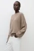 Cashmere Crew Sweater - Wheat sold by Matteau