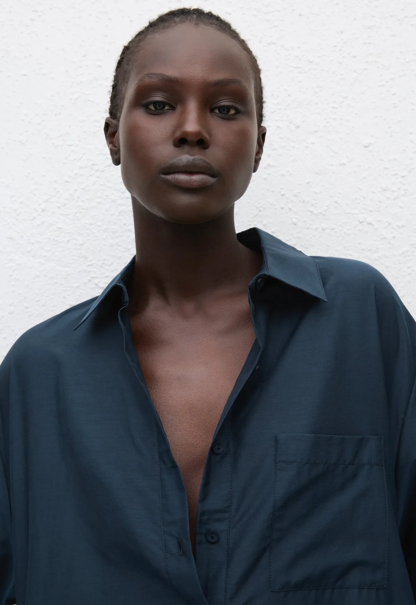 Pop-Over Shirt Dress - Midnight sold by Matteau product image thumbnail 2