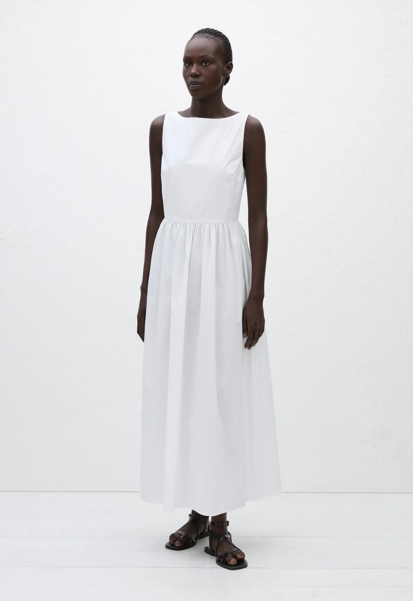 Tie Back Midi Dress - White sold by Matteau product image thumbnail 2
