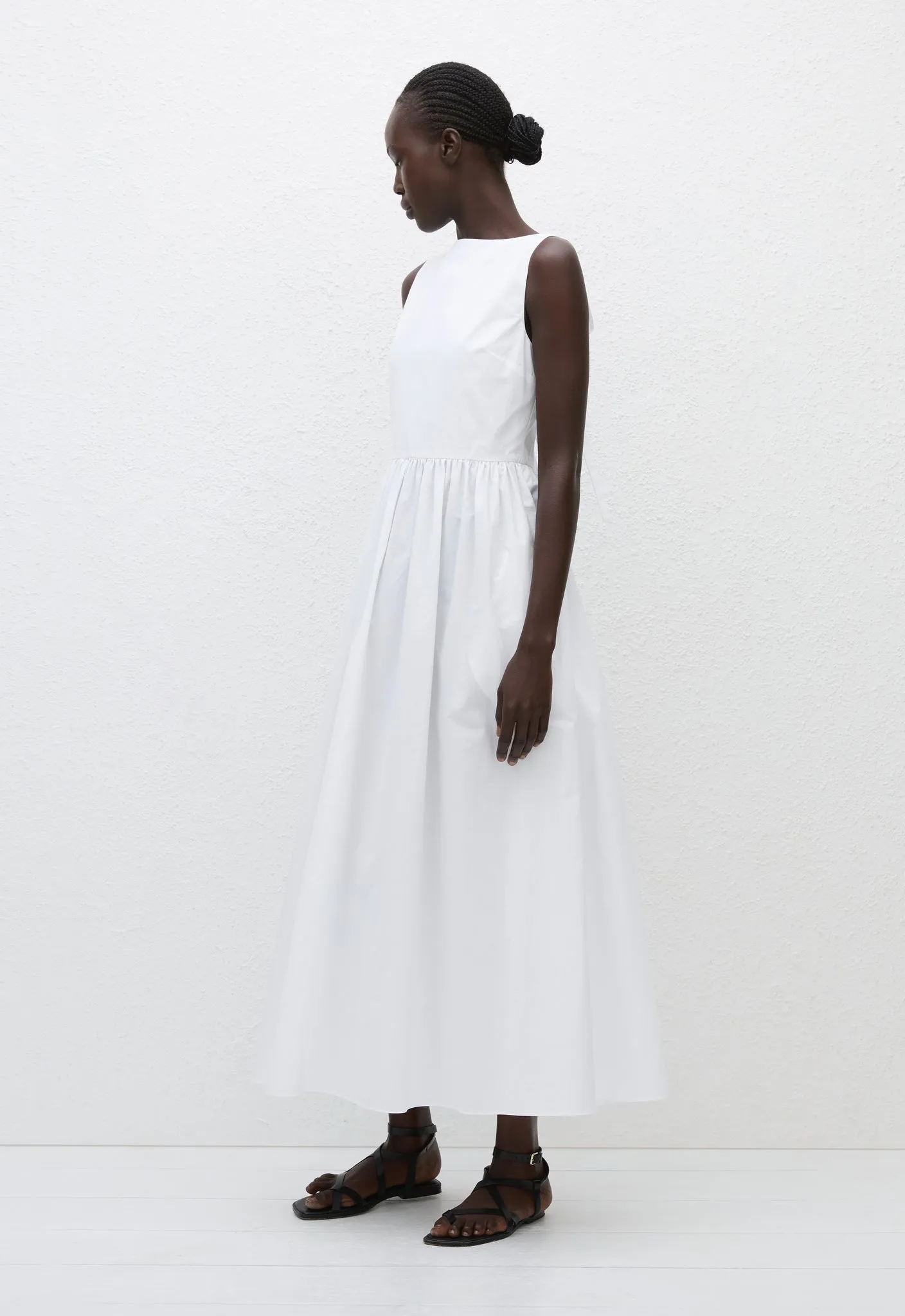 Tie Back Midi Dress - White sold by Matteau product image thumbnail 3