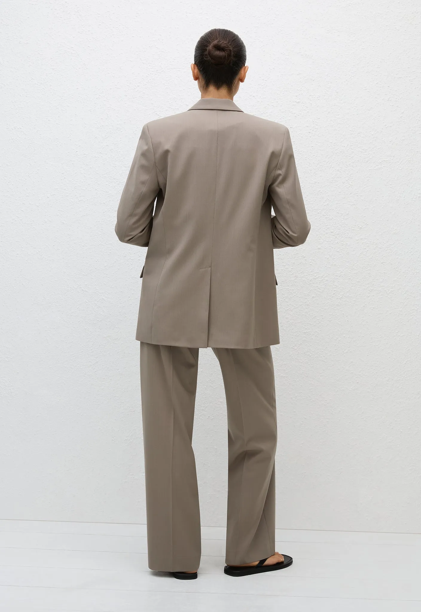 Relaxed Tailored Blazer - Taupe sold by Matteau product image thumbnail 4