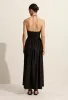 Bandeau Rouched Sundress - Black sold by Matteau