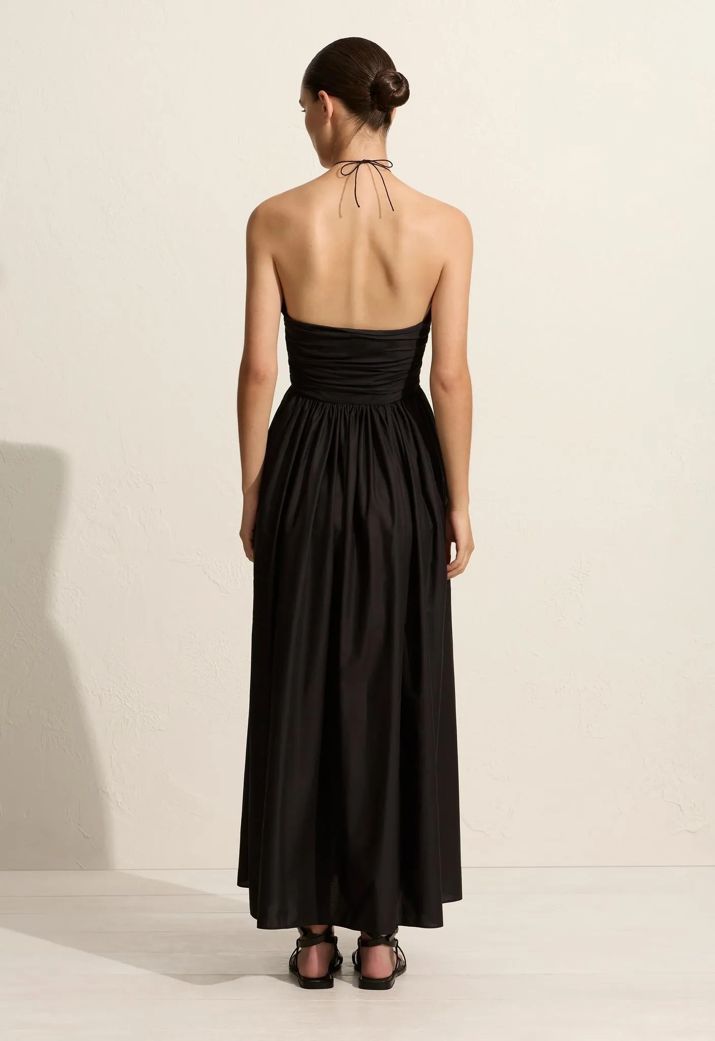 Bandeau Rouched Sundress - Black sold by Matteau product image thumbnail 4