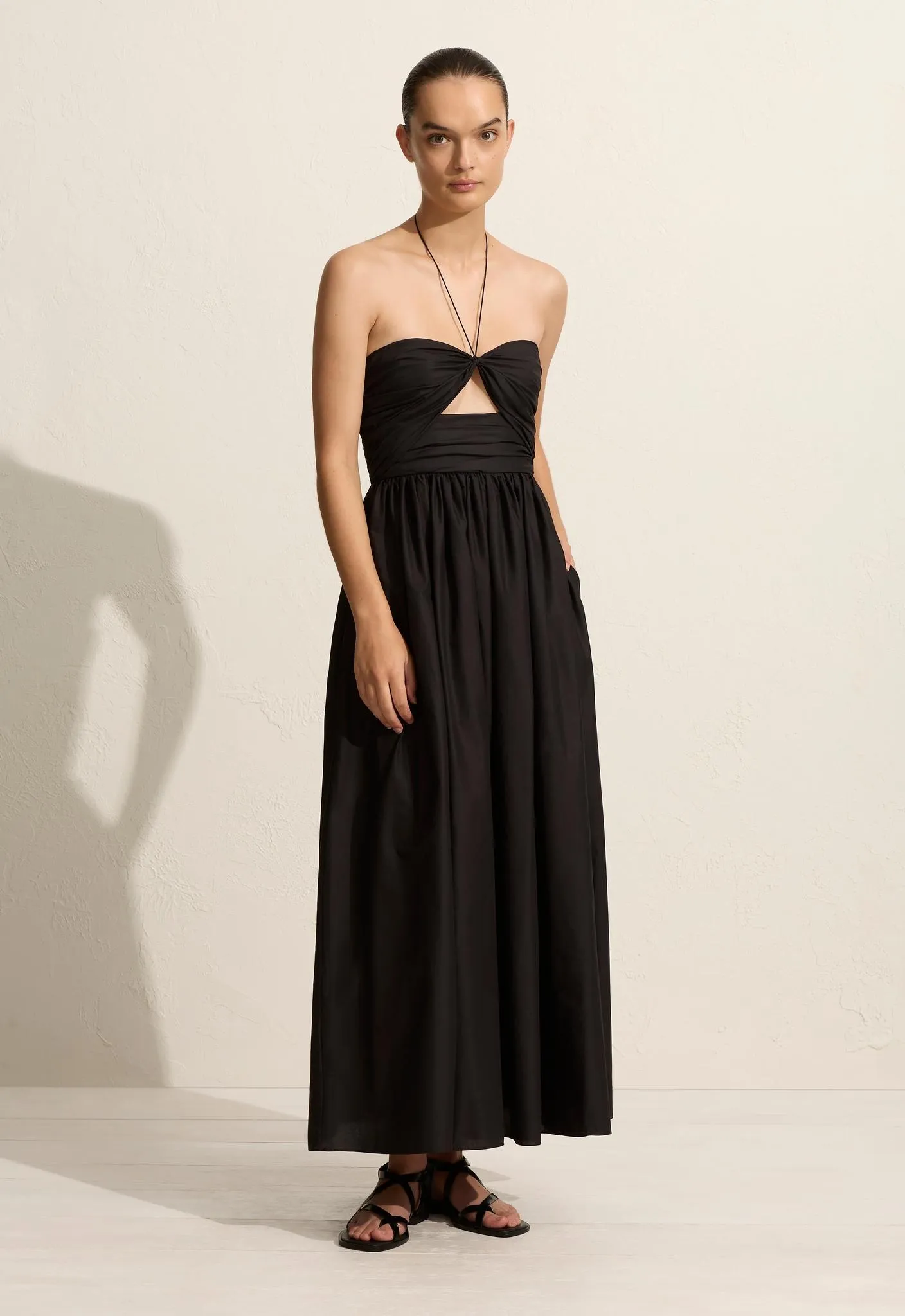Bandeau Rouched Sundress - Black sold by Matteau product image thumbnail 2