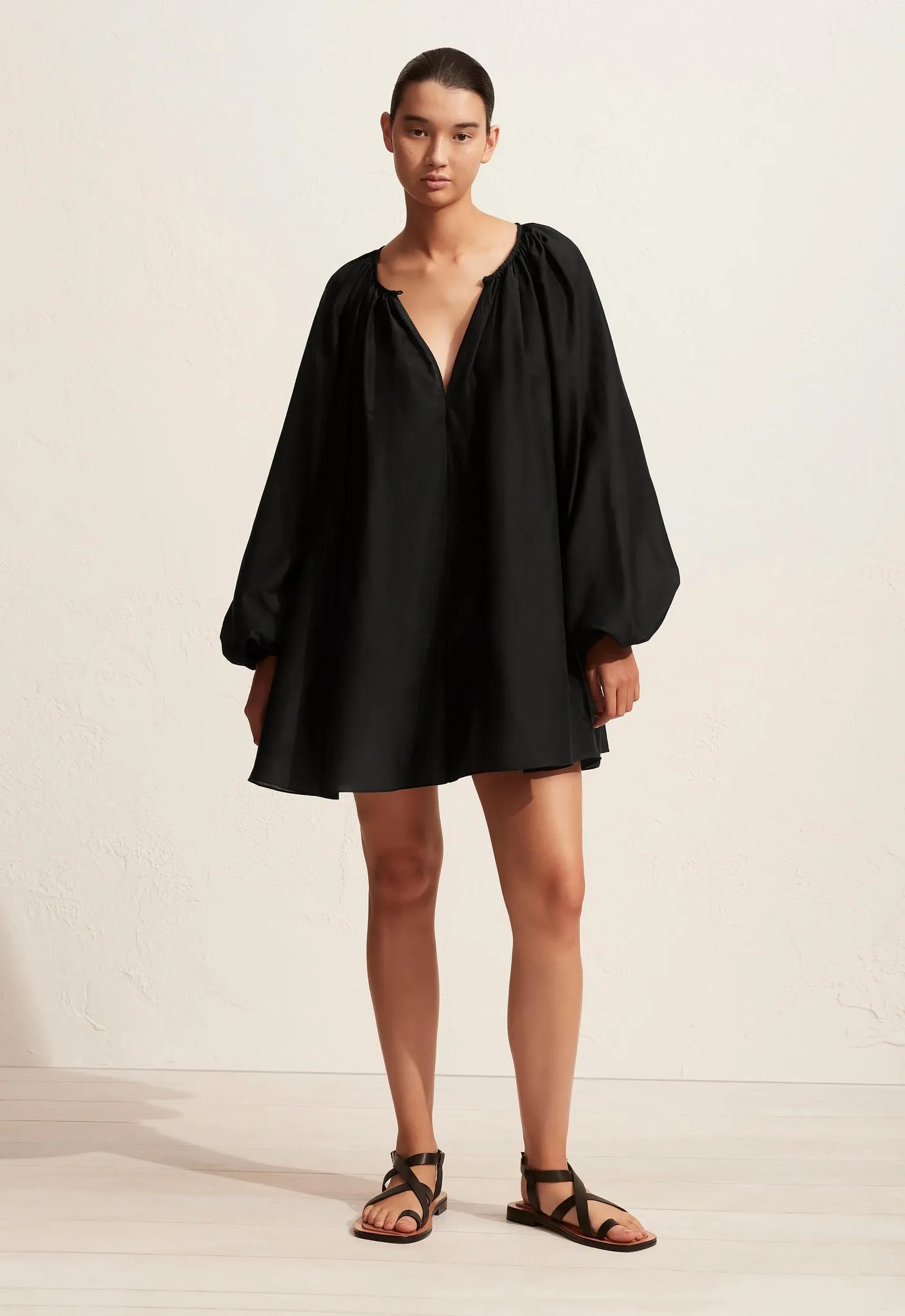 Voluminous Mini Dress - Black sold by Matteau product image thumbnail 3