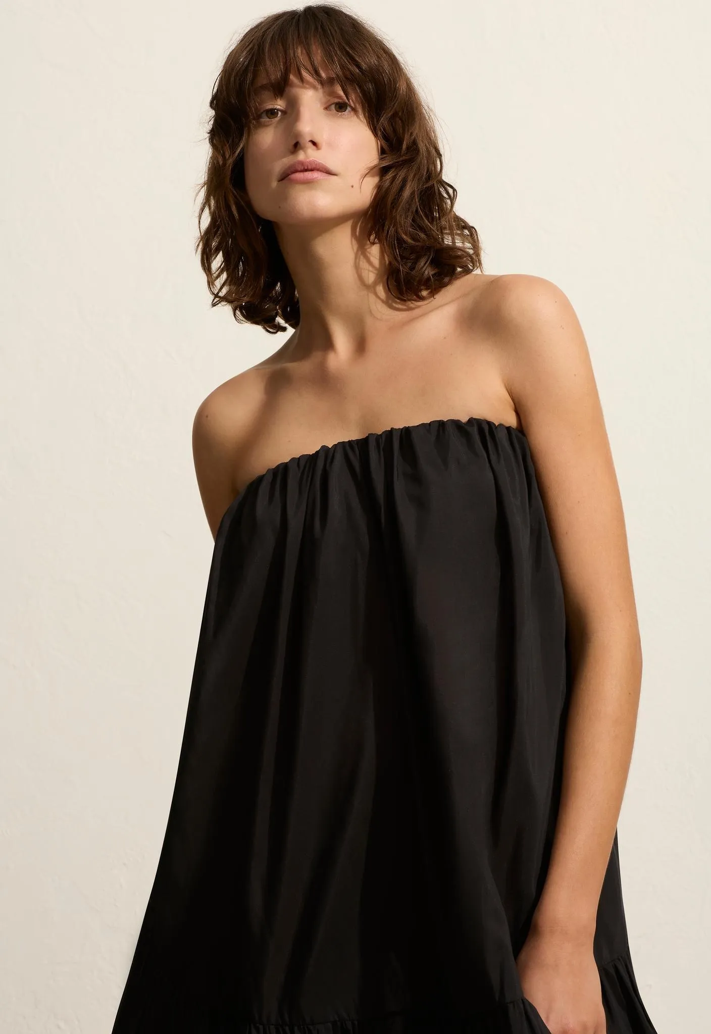 Voluminous Strapless Tiered Dress - Black sold by Matteau product image thumbnail 2