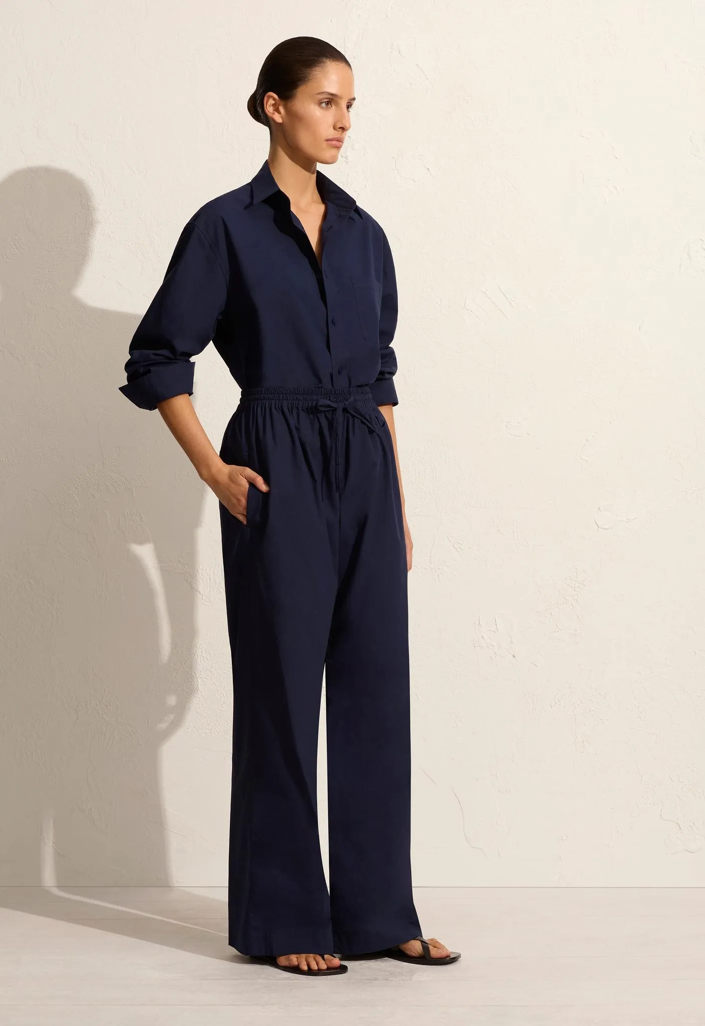 Relaxed Shirt - Navy sold by Matteau product image thumbnail 3