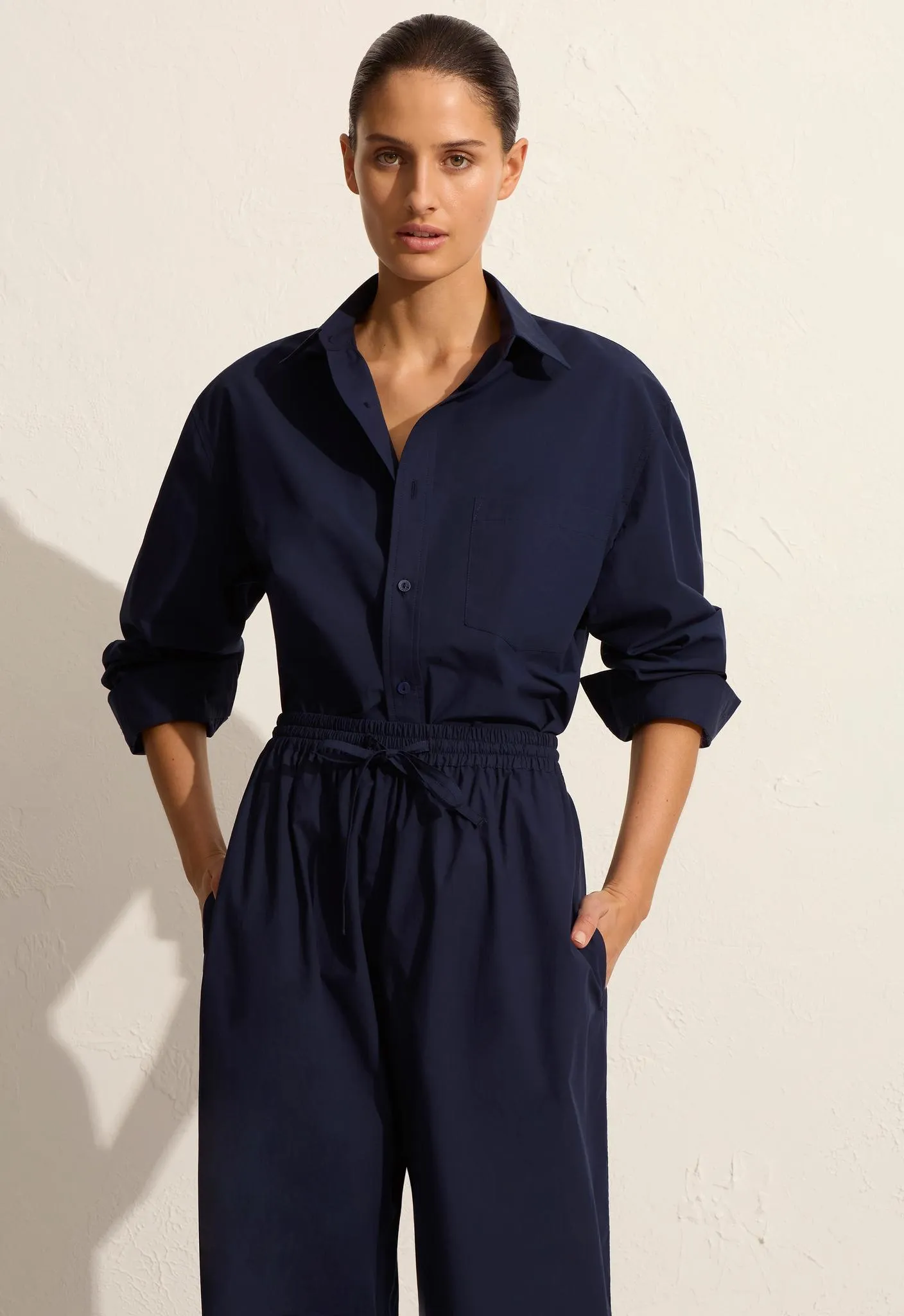 Relaxed Shirt - Navy sold by Matteau product image thumbnail 2