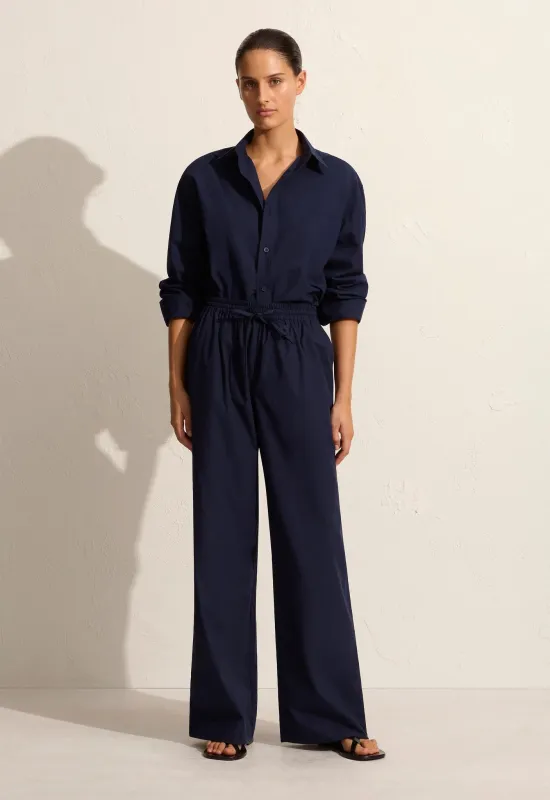 Relaxed Shirt - Navy sold by Matteau