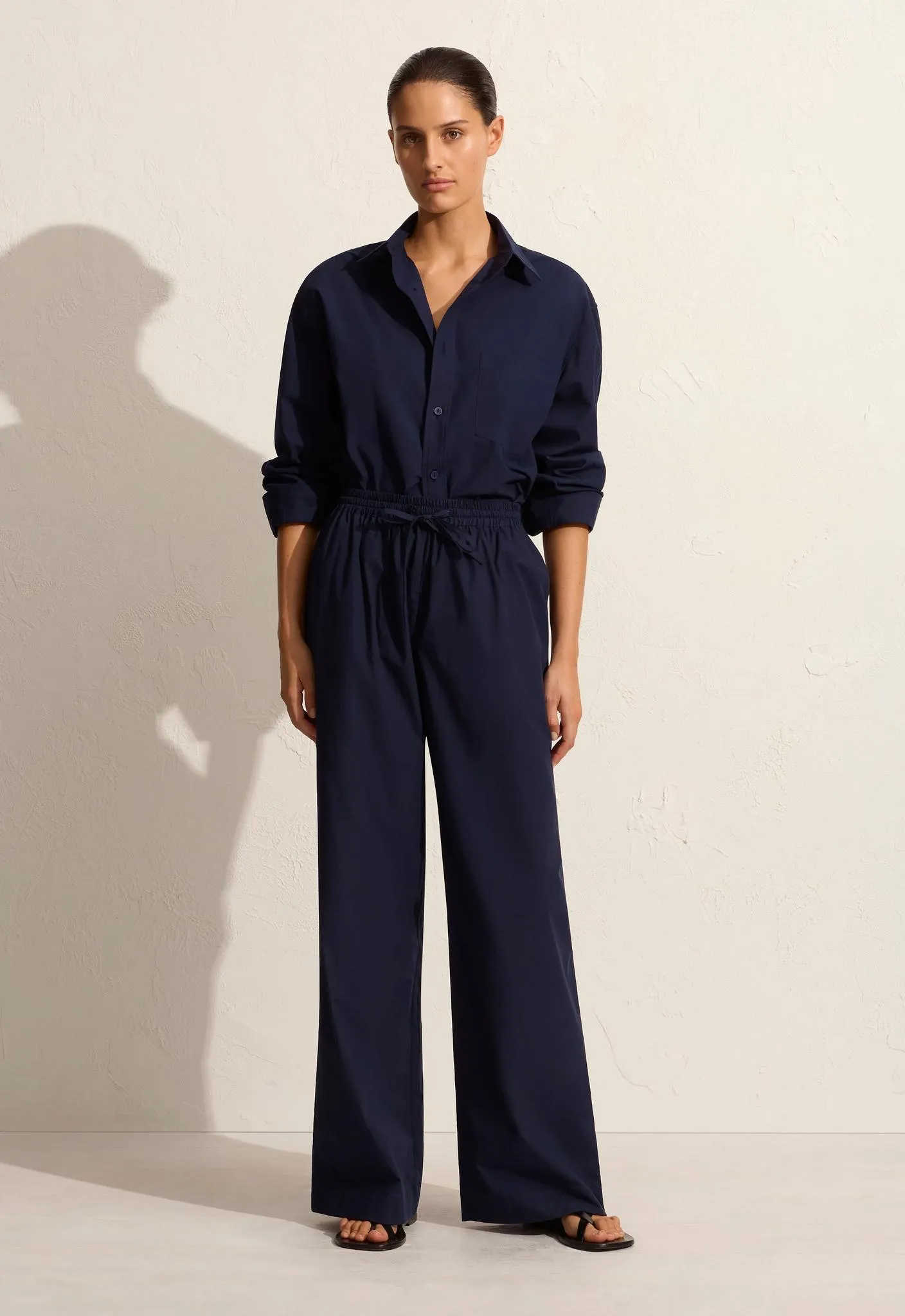 Relaxed Shirt - Navy sold by Matteau