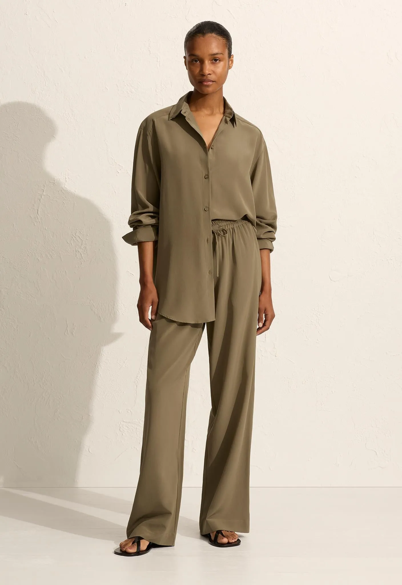 Drawstring Trouser - Willow sold by Matteau