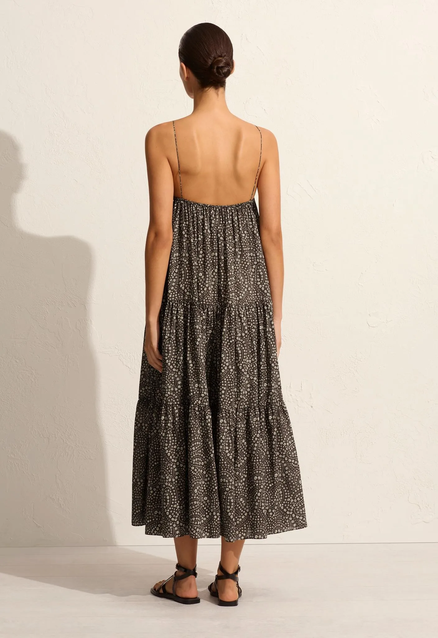 Voluminous Tiered Sundress - Jasmine (Cocoa) sold by Matteau product image thumbnail 4