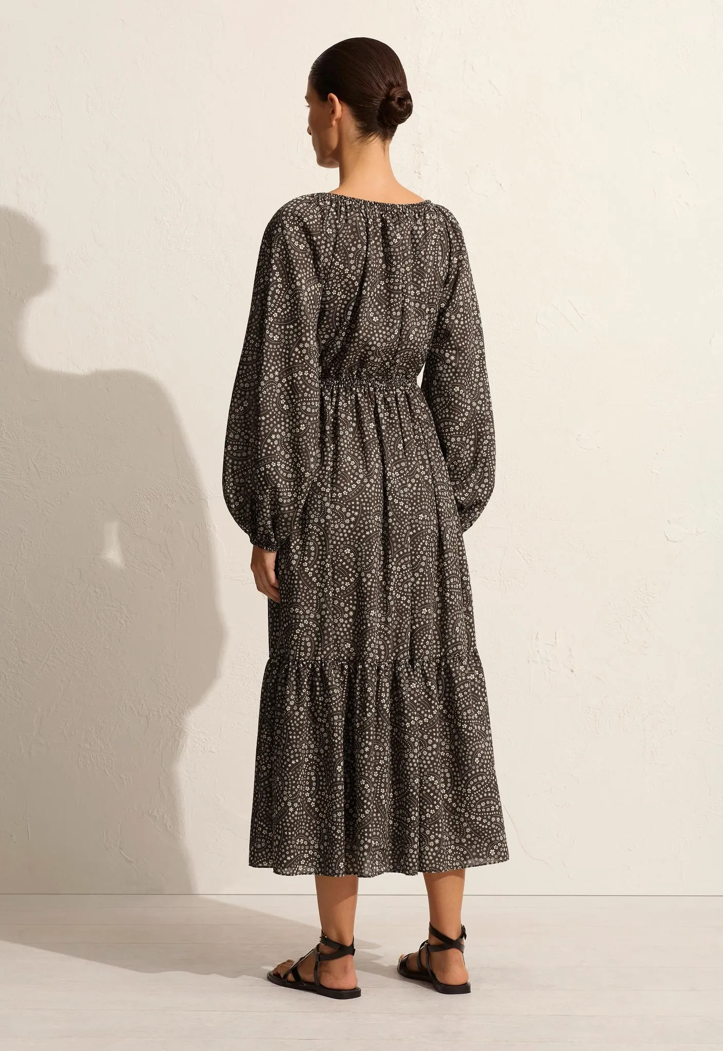 Voluminous Crew Dress - Jasmine (Cocoa) sold by Matteau product image thumbnail 4