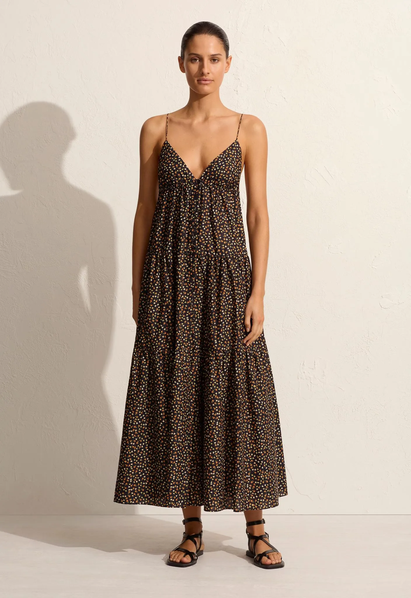 Triangle Tiered Sundress - Meadow sold by Matteau