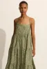 Tiered Sundress - Jasmine (Olive) sold by Matteau