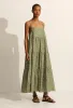 Tiered Sundress - Jasmine (Olive) sold by Matteau