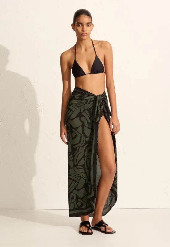 Silk Sarong - Pebble sold by Matteau