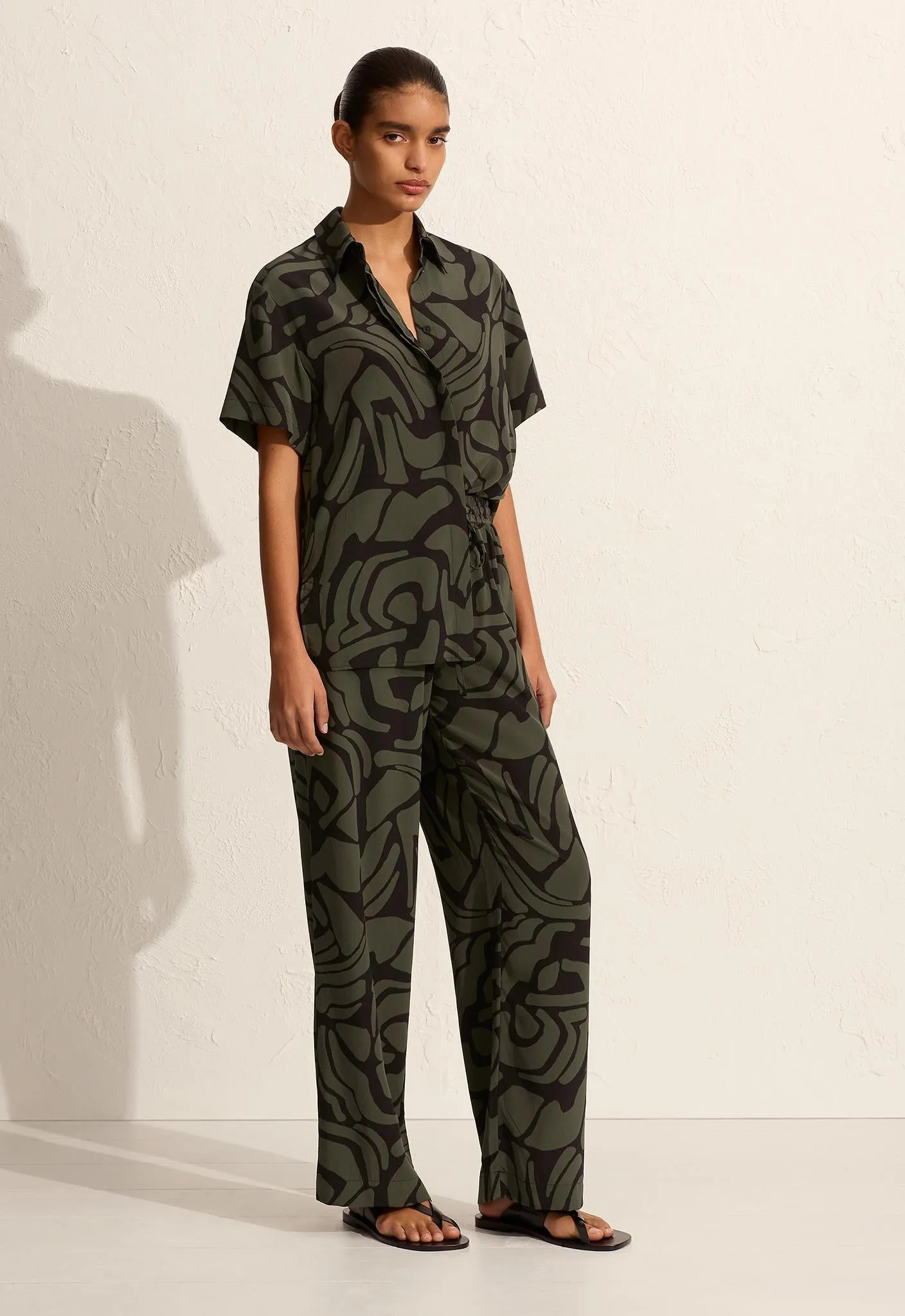 Short Sleeve Shirt - Pebble sold by Matteau product image thumbnail 3