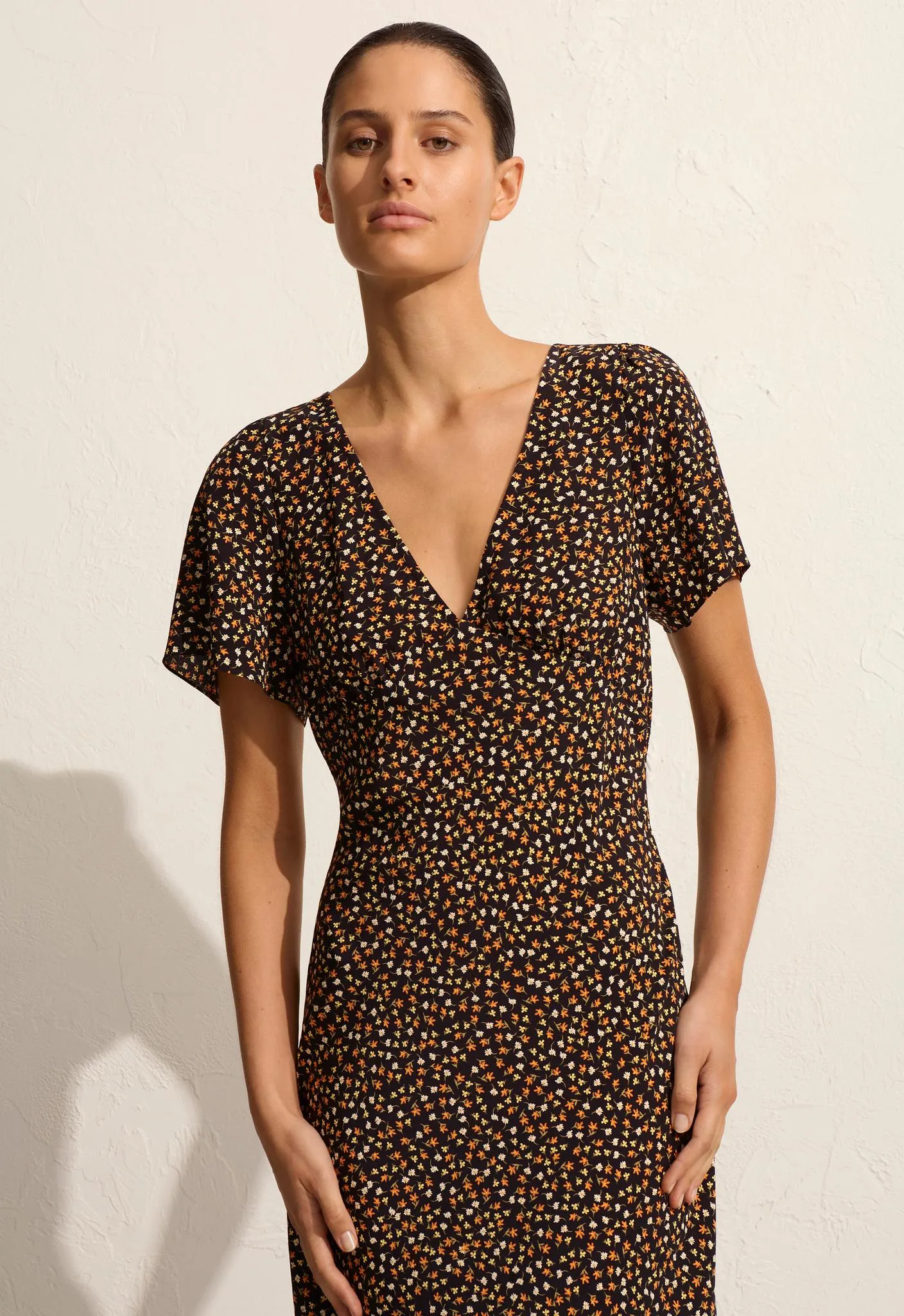 Short Sleeve Bias Dress - Meadow sold by Matteau product image thumbnail 3