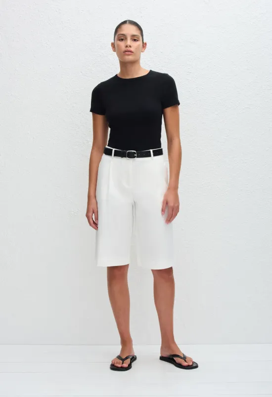 Long Chino Short - Chalk sold by Matteau