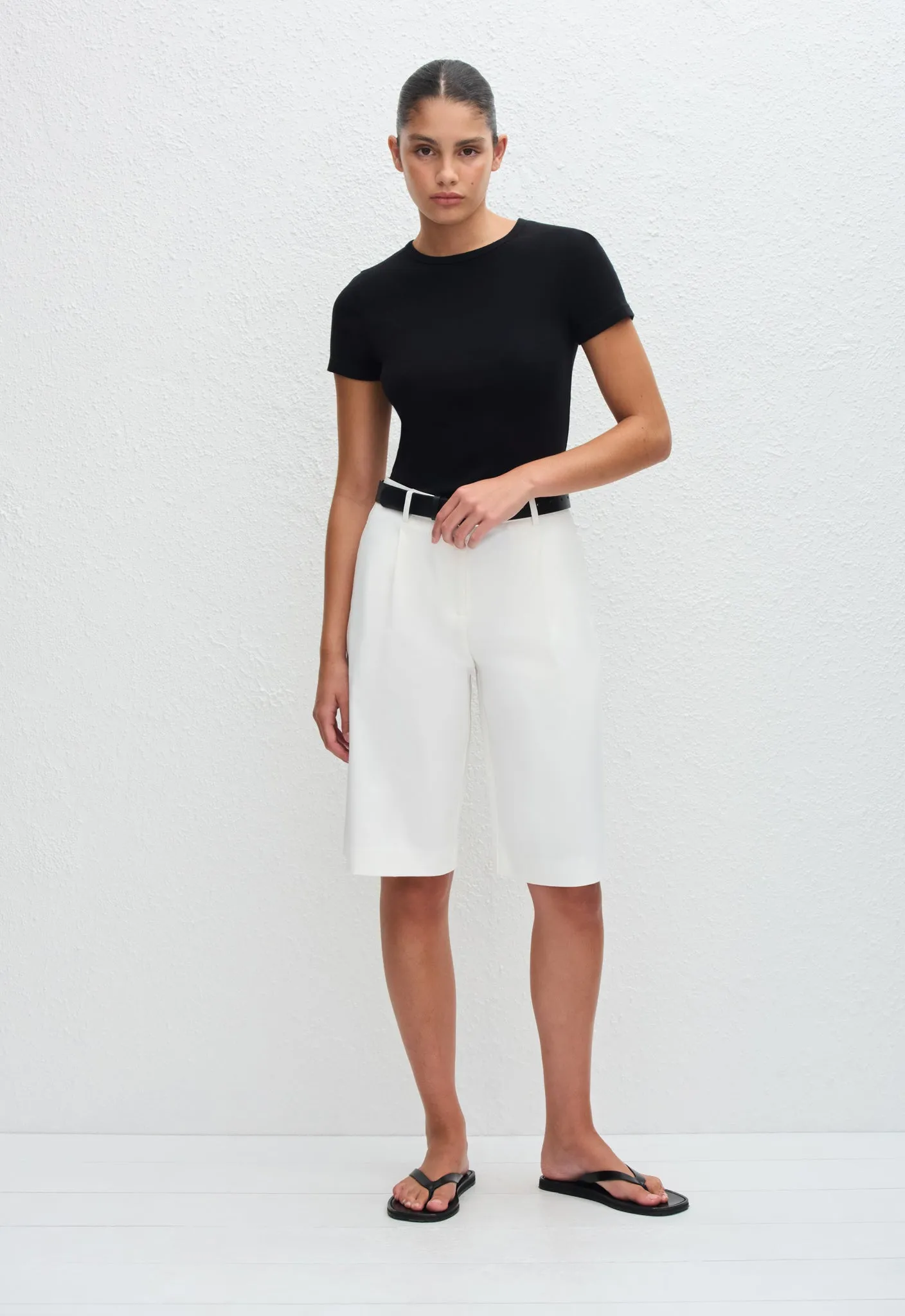 Long Chino Short - Chalk sold by Matteau product image thumbnail 2