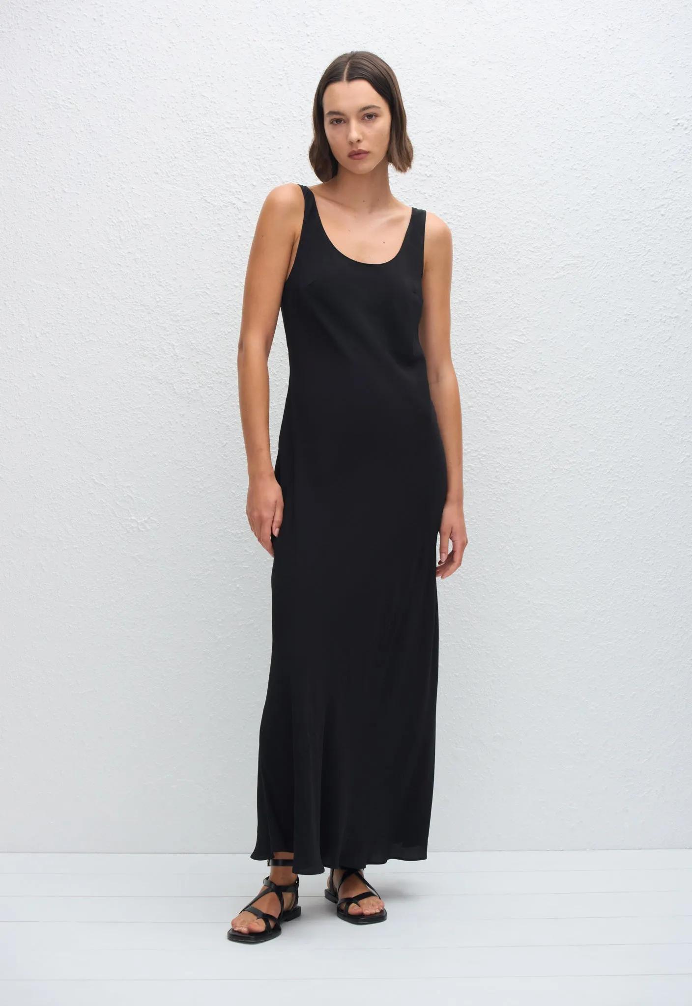 Bias Tank Dress - Black sold by Matteau product image thumbnail 2