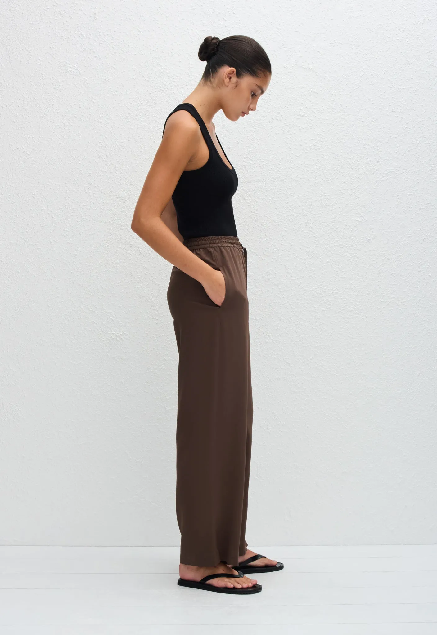 Drawstring Trouser - Truffle sold by Matteau product image thumbnail 3