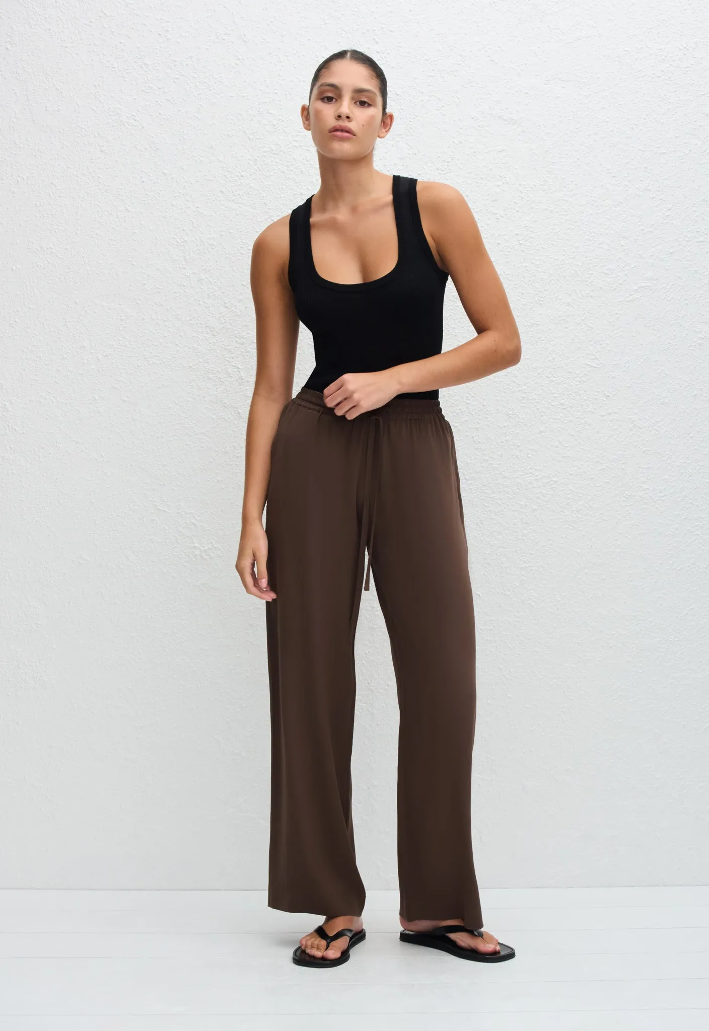 Drawstring Trouser - Truffle sold by Matteau product image thumbnail 2