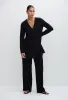 Deep V Mini Dress - Black sold by Matteau