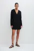 Deep V Mini Dress - Black sold by Matteau